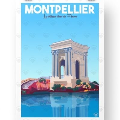 Montpellier - torre dell'acqua
30x40 cm