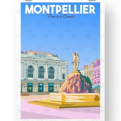 Montpellier - luogo della commedia
30x40 cm