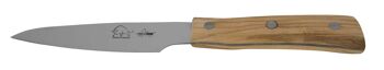 Couteau à steak géant Bois d'olivier blanc 12 cm