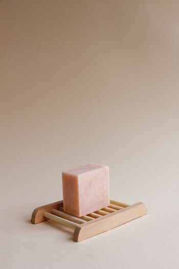 Porte-savon en bambou pour sécher les savons ou shampoings solides 2
