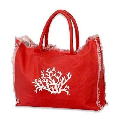 BORSA MARE COLOR CORALLO