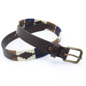 Ceinture enfant en cuir brodé