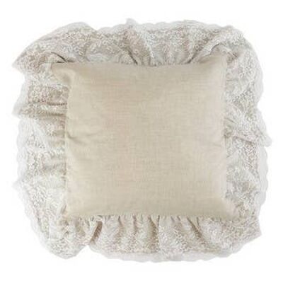 CUSCINO VOLANT coll. ROMANTIC LINEN (SKU: CUS252)