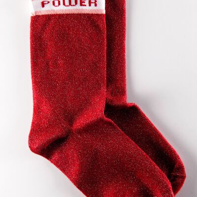 Women's organic cotton lurex socks - Josette Power