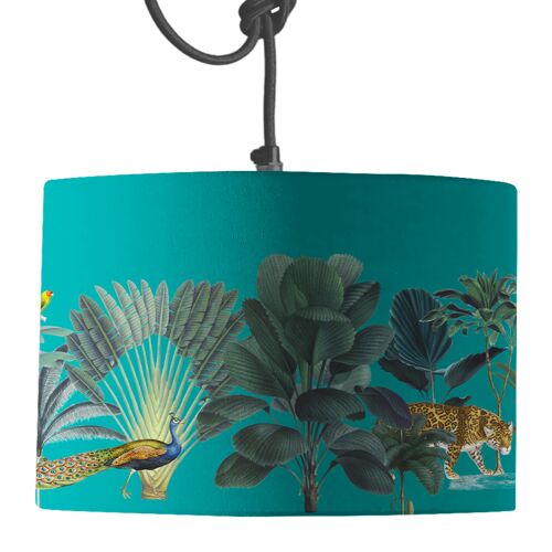Darwin's Menagerie Lamp Shade 45cm Terquoise