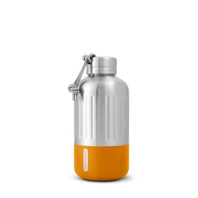 Isolierte Wasserflasche – Auslaufsichere Explorer-Flasche aus Edelstahl, 650 ml – Orange