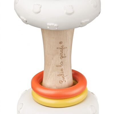 Sophie la giraffa So'pure Totem Rattle
 (realizzato al 100% in gomma naturale + legno di Hevea)