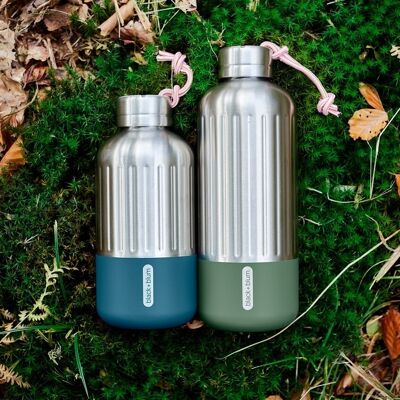Isolierte Wasserflasche – auslaufsichere Edelstahl-Explorer-Flasche 650 ml – Ozean