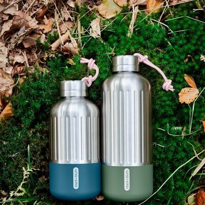 Isolierte Wasserflasche – auslaufsichere Edelstahl-Explorer-Flasche 650 ml – Ozean