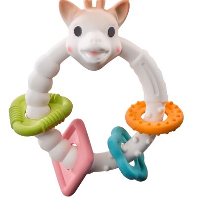 Sophie la girafe Anello da dentizione So'pure Colo'rings
 (realizzato al 100% in gomma naturale)