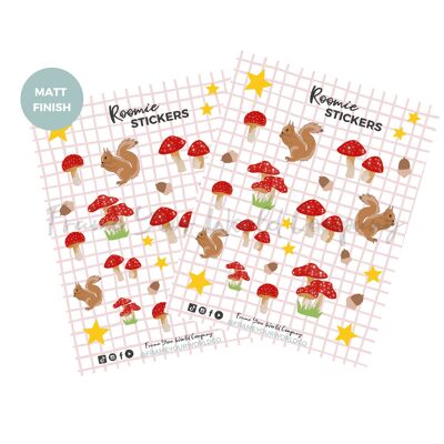 Mushroom Planner Stickers