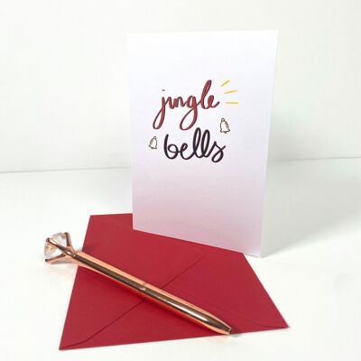 Jingle Bell Greeting Card - 5x7in