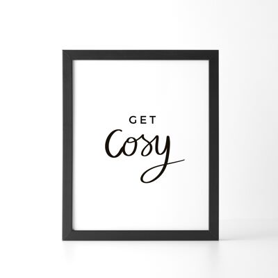 Get Cosy Print - 5 X 7in