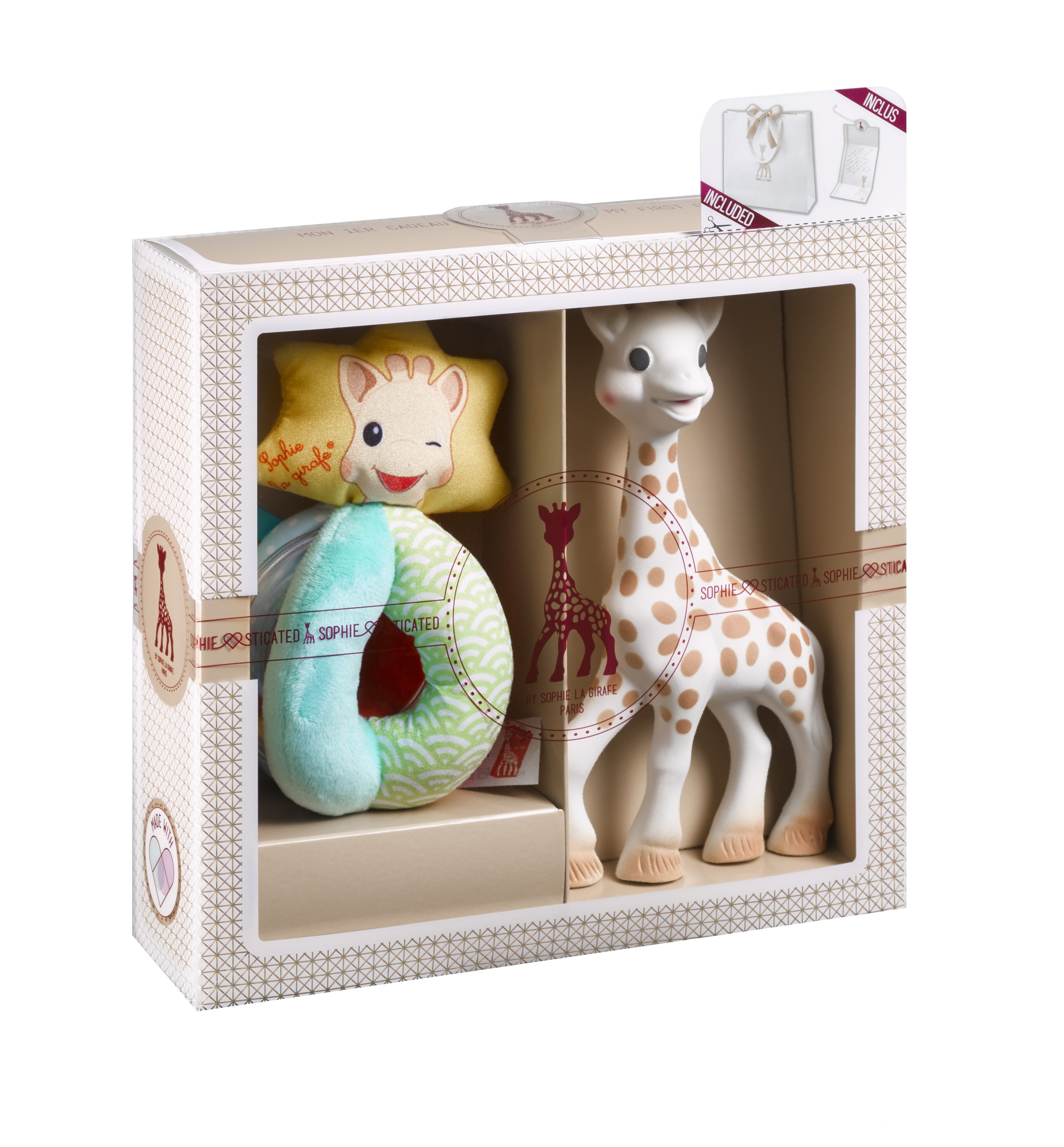 Sophie the giraffe fashion gift bag