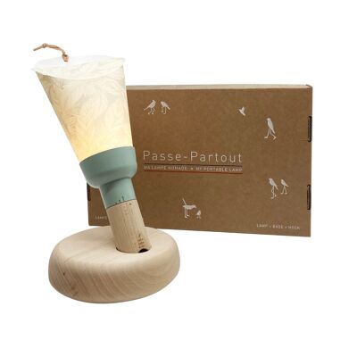 “Passe-Partout” Nomadic Lamp Box Weight Feathers Sage-Sage