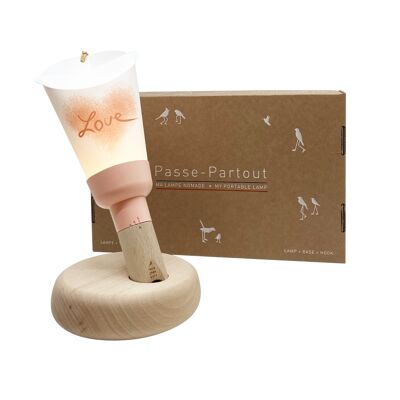 Sweet Love „Passe-Partout“ Nomad Lamp Box - Puderrosa