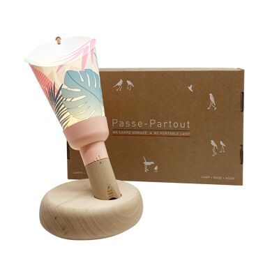 “Passe-Partout” Nomad Lamp Box Tropical Mood-Powder Pink