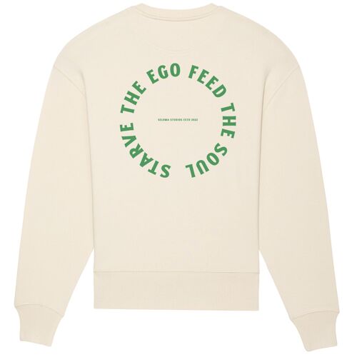 STARVE THE EGO FEED THE SOUL Unisex Sweater - Natural Raw