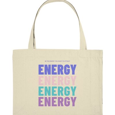 BE THE ENERGY - Organic shopping bag