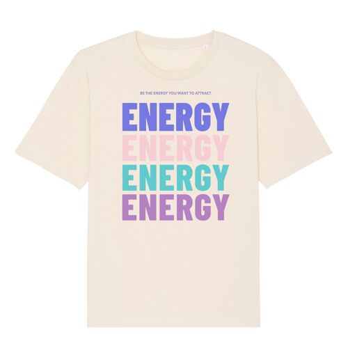BE THE ENERGY T-Shirt - Natural Raw