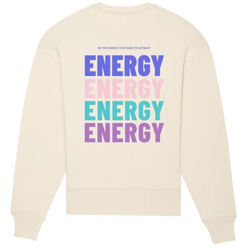 BE THE ENERGY Sweater - Natural Raw