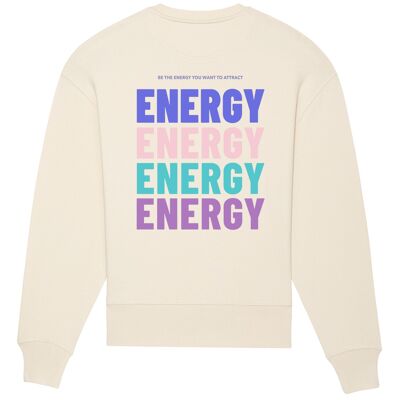 BE THE ENERGY Sweater - Natural Raw