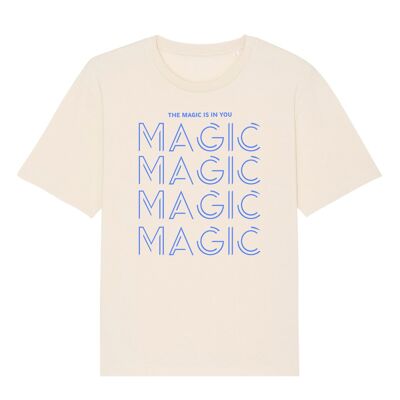 Camiseta unisex LA MAGIA ESTÁ EN TI - Natural Raw