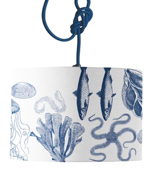 Antiquarian Sealife White 30cm Lamp Shade