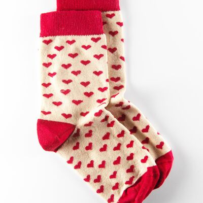 Women's organic cotton socks - Paulette à Coeur