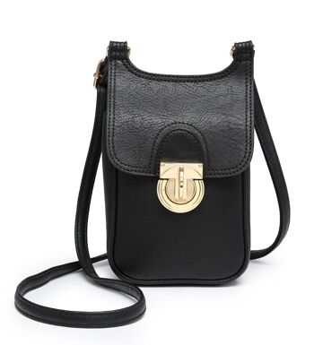 Sac à bandoulière, sac à main pour téléphone portable, petit sac à bandoulière, portefeuille pour téléphone, sac à bandoulière, sac à bandoulière longue pour I Phone, Galaxy Smartphones -A36751m or 6