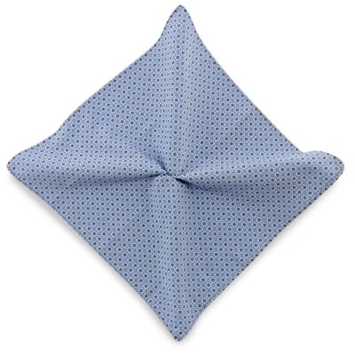 Sir Redman pocket square Cortese Classico blu cielo