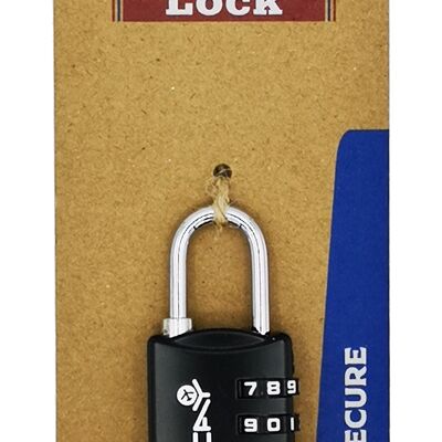 Combi Lock à quatre cadrans, cadenas à combinaison pour bagages, cadenas à 4 chiffres, cadenas de voyage, cadenas à combinaison portable, cadenas à combinaison pour valise