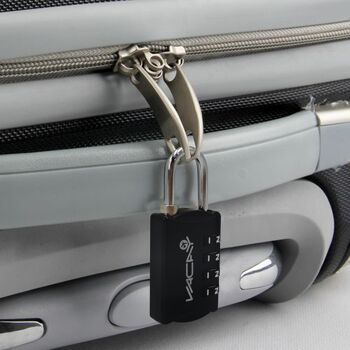 Combi Lock à quatre cadrans, cadenas à combinaison pour bagages, cadenas à 4 chiffres, cadenas de voyage, cadenas à combinaison portable, cadenas à combinaison pour valise 6
