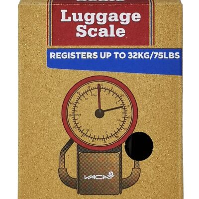 Báscula manual para equipaje de viaje integrada con cinta métrica, báscula para colgar maletas