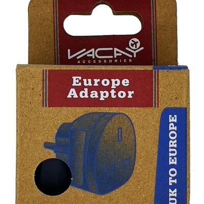 UK to Europe Travel Adaptor Plug 10amp rated , Europe Travel Adaptor
