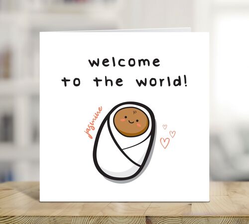 Welcome To The World, Baby News, Congratulations On Becoming Parents, New Baby Card, Arrival of Baby Boy, Arrival of Baby Girl , TH302