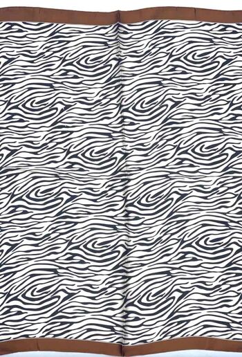 Foulards petit carré 70 x 70 cm motifs rayée 3