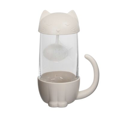 TASSE AVEC INFUSEUR CHAT