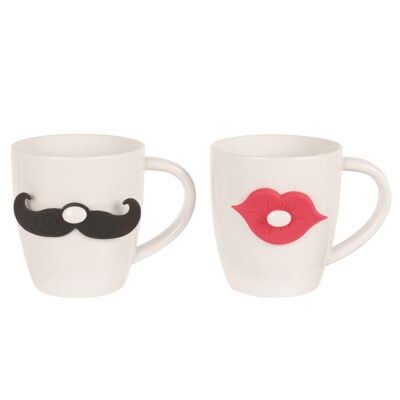 COFFRET DE 2 MUGS MR & MRS