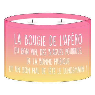 BOUGIE PARFUMEE DE L APERO