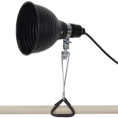 LAMPE CLIP LOFT NOIRE