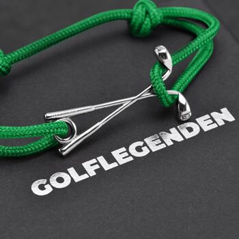 Bracelet golf acier inoxydable - vert 4