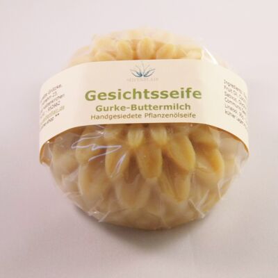 Gesichtsseife - Gurke-Buttermilch (Dahlie)