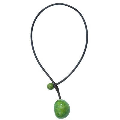 Necklace CHERRY Green