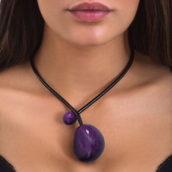 Collier CERISE violet 3