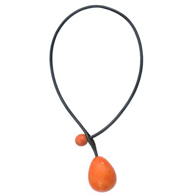 Orange Kirsche Halskette