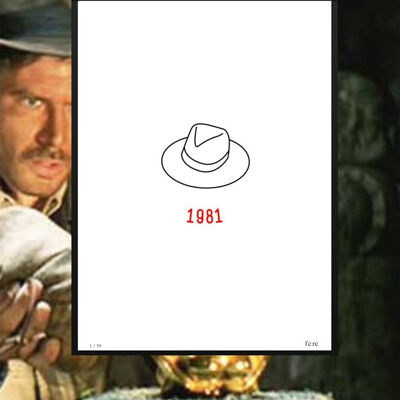 Affiche Film, 1981, Indiana Jones