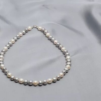 Freshwater Pearl Necklace Star Sky Coil