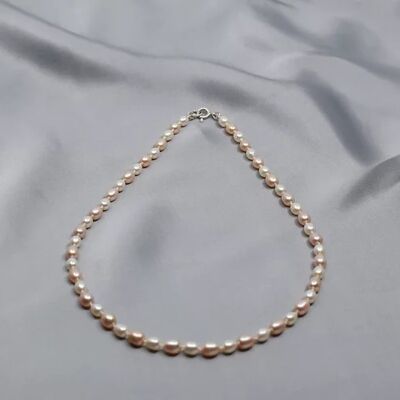 Freshwater Pearl Necklace Pink