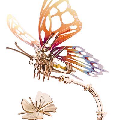 Papillon - Puzzle mécanique 3D